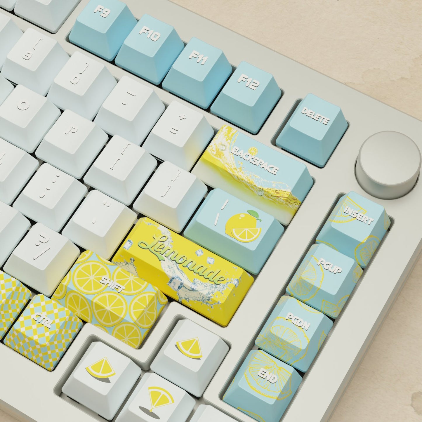 Monsgeek M1W - 75% Blender 3D ( Lemonade) Mechanical Keyboard - Goblintechkeys