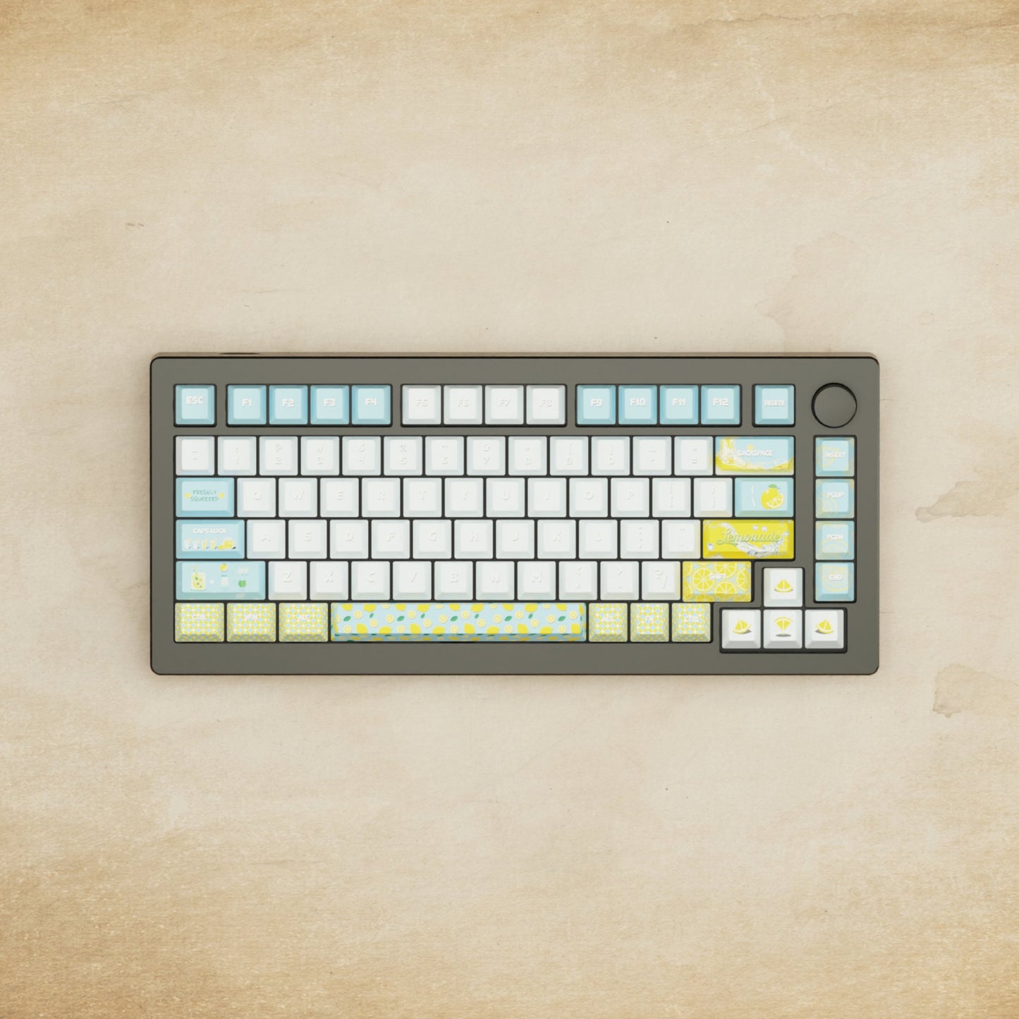 Monsgeek M1W - 75% Blender 3D ( Lemonade) Mechanical Keyboard - Goblintechkeys