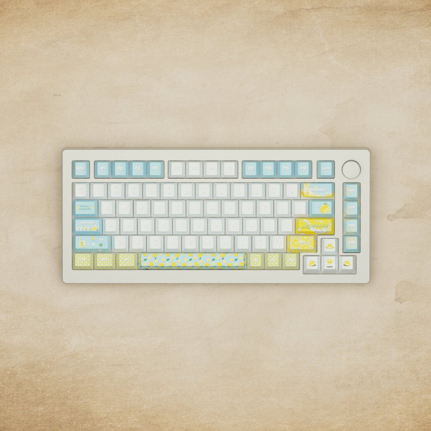 Monsgeek M1W - 75% Blender 3D ( Lemonade) Mechanical Keyboard - Goblintechkeys