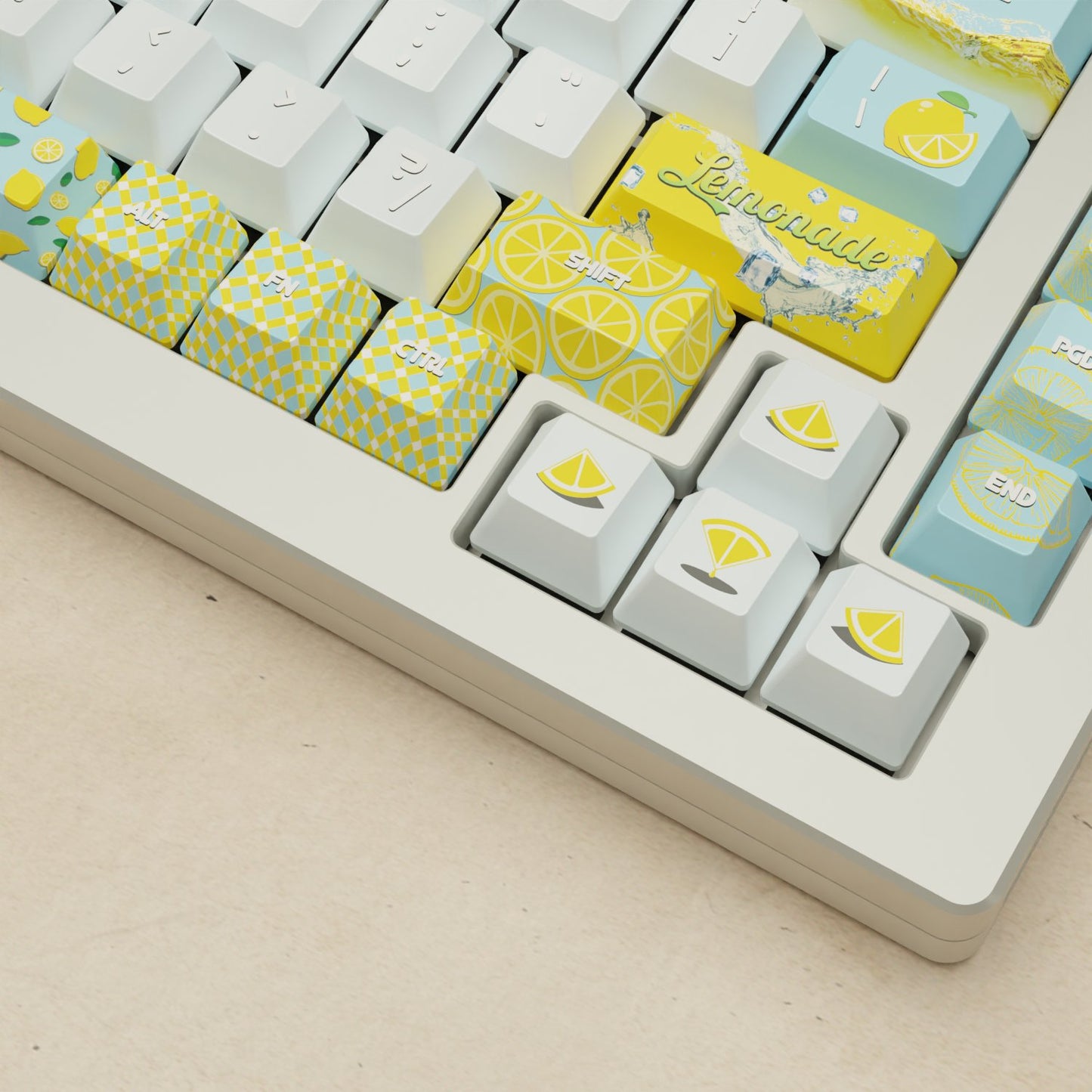 Monsgeek M1W - 75% Blender 3D ( Lemonade) Mechanical Keyboard - Goblintechkeys