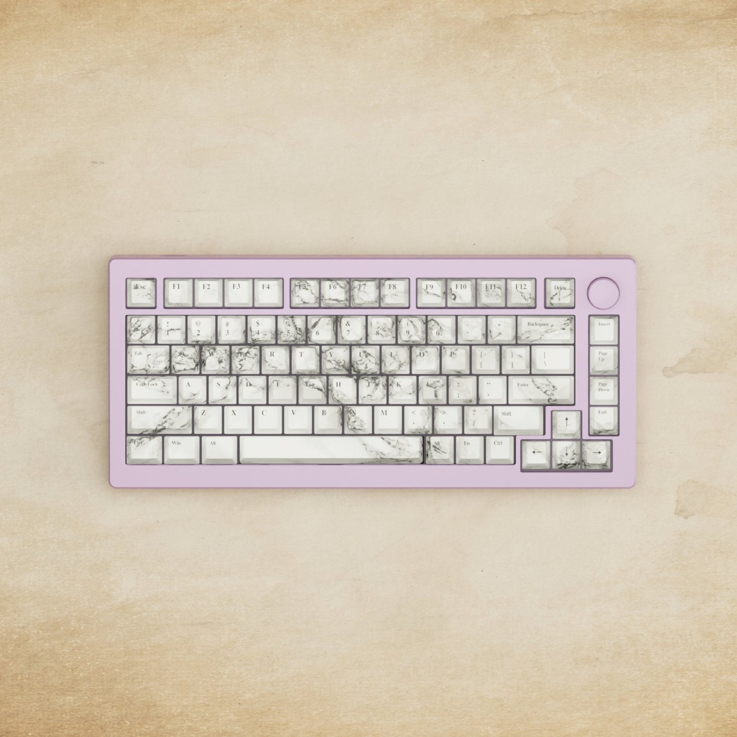 Monsgeek M1W - 75% Blender 3D (Marble) Mechanical Keyboard - Goblintechkeys