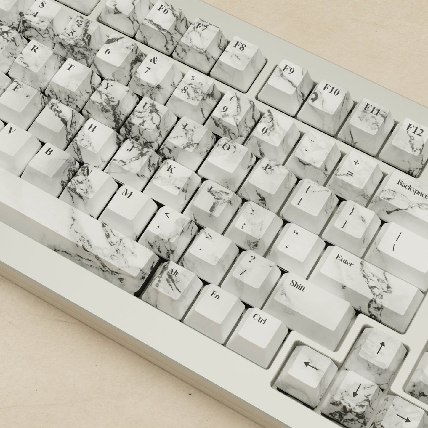 Monsgeek M1W - 75% Blender 3D (Marble) Mechanical Keyboard - Goblintechkeys