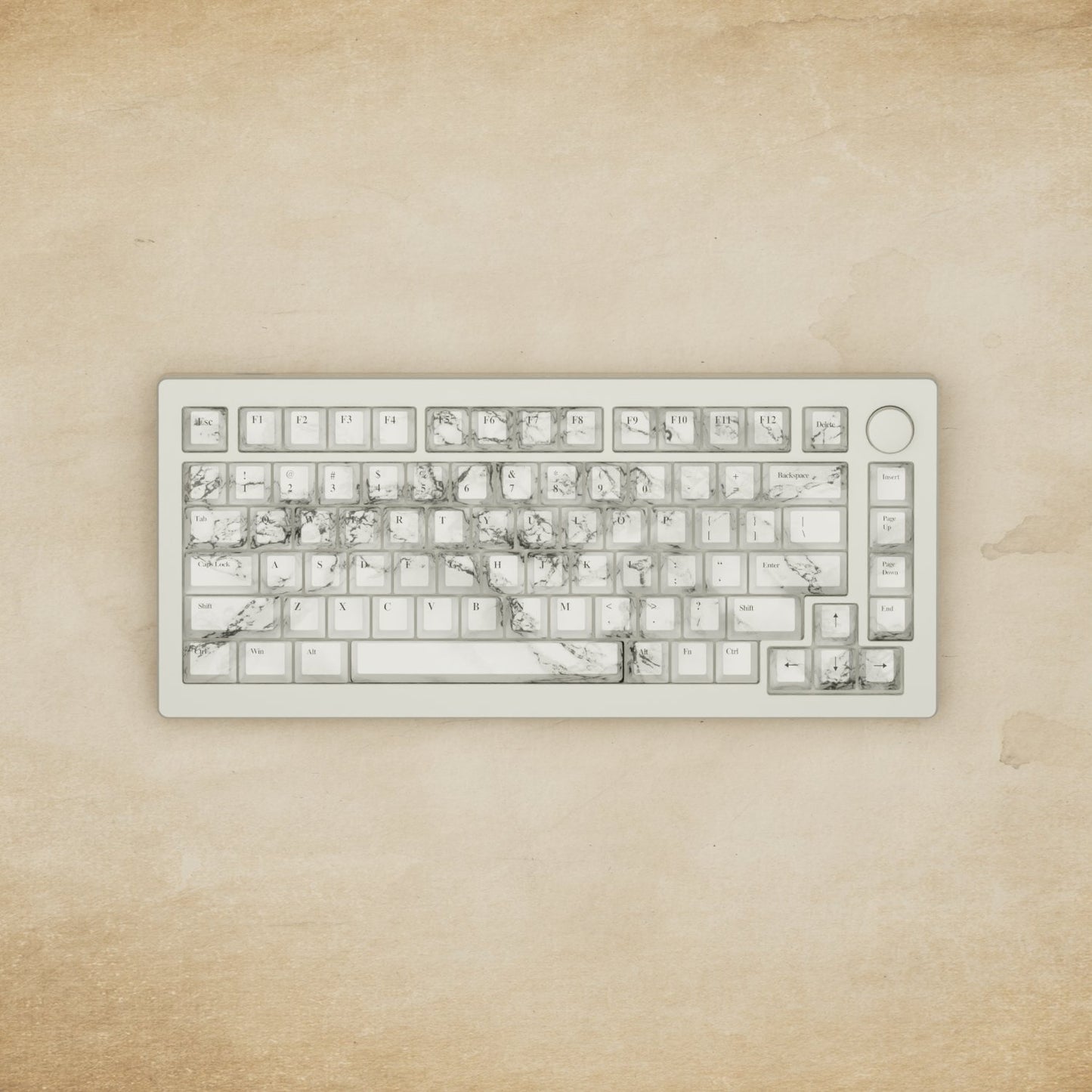 Monsgeek M1W - 75% Blender 3D (Marble) Mechanical Keyboard - Goblintechkeys