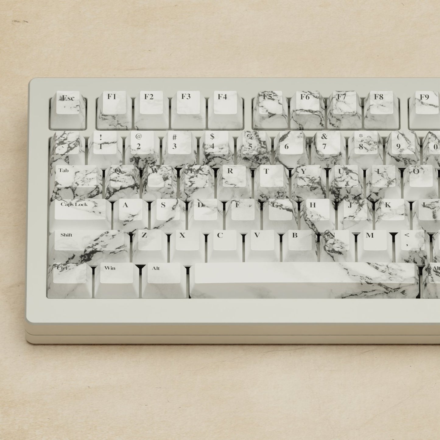 Monsgeek M1W - 75% Blender 3D (Marble) Mechanical Keyboard - Goblintechkeys