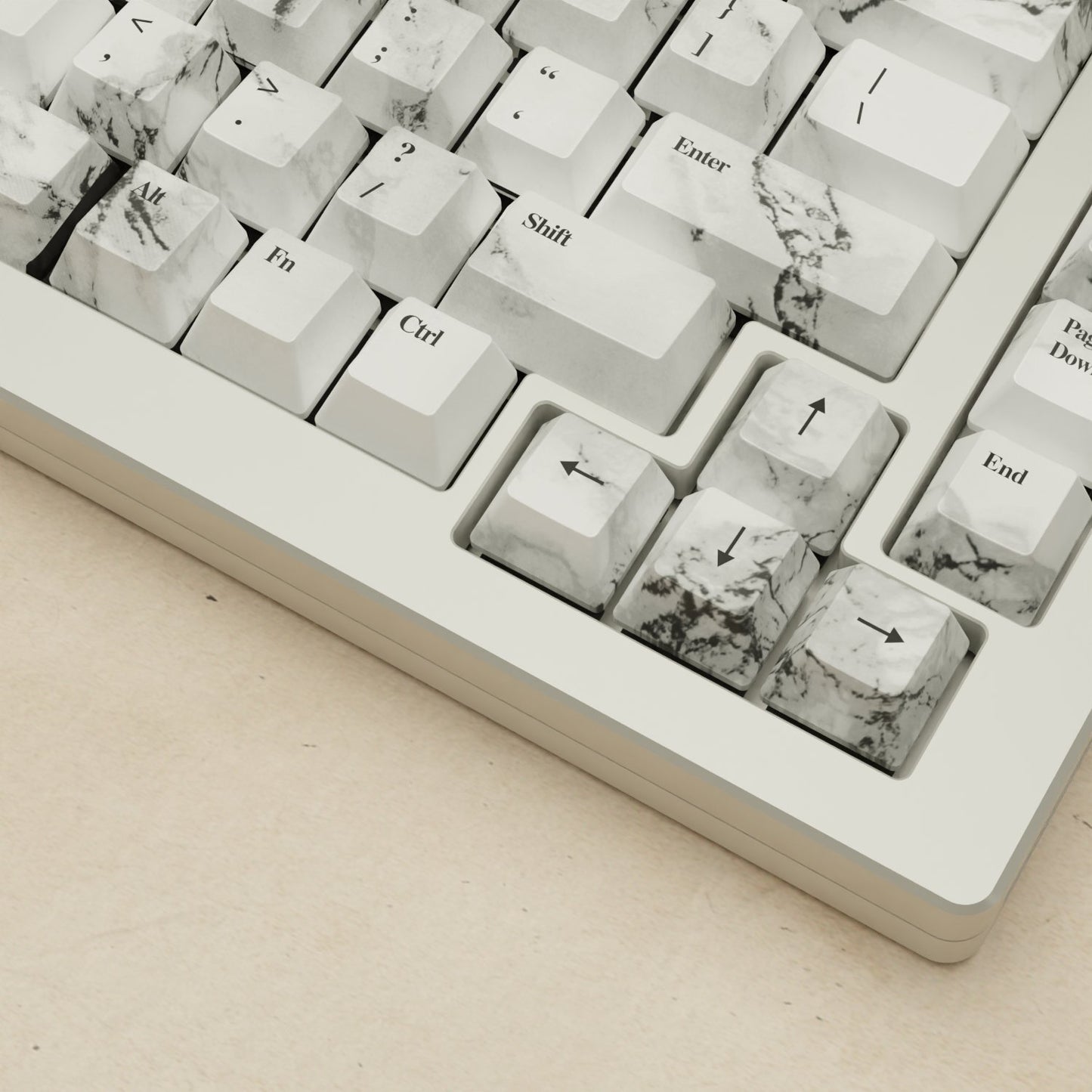 Monsgeek M1W - 75% Blender 3D (Marble) Mechanical Keyboard - Goblintechkeys