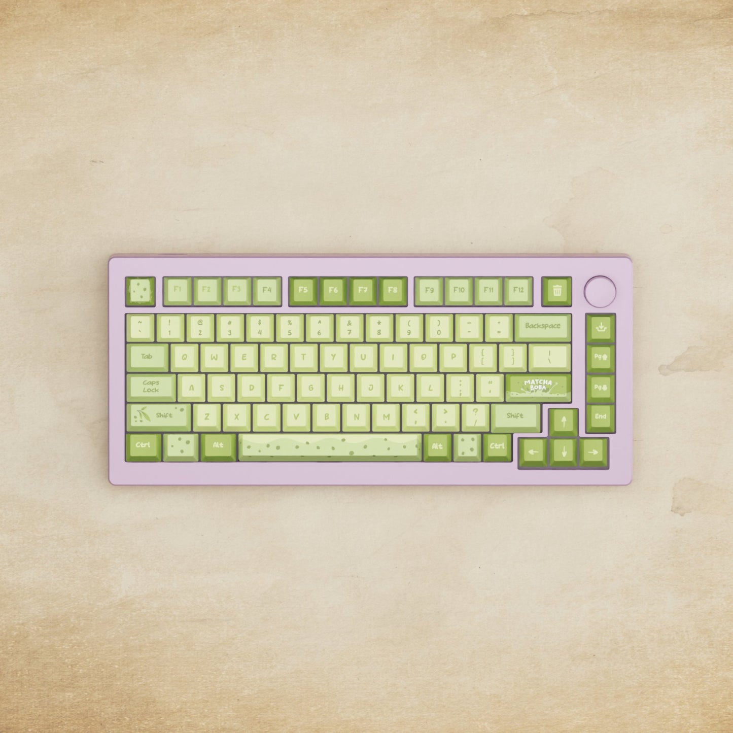 Monsgeek M1W - 75% Blender 3D ( Matcha Boba) Mechanical Keyboard - Goblintechkeys