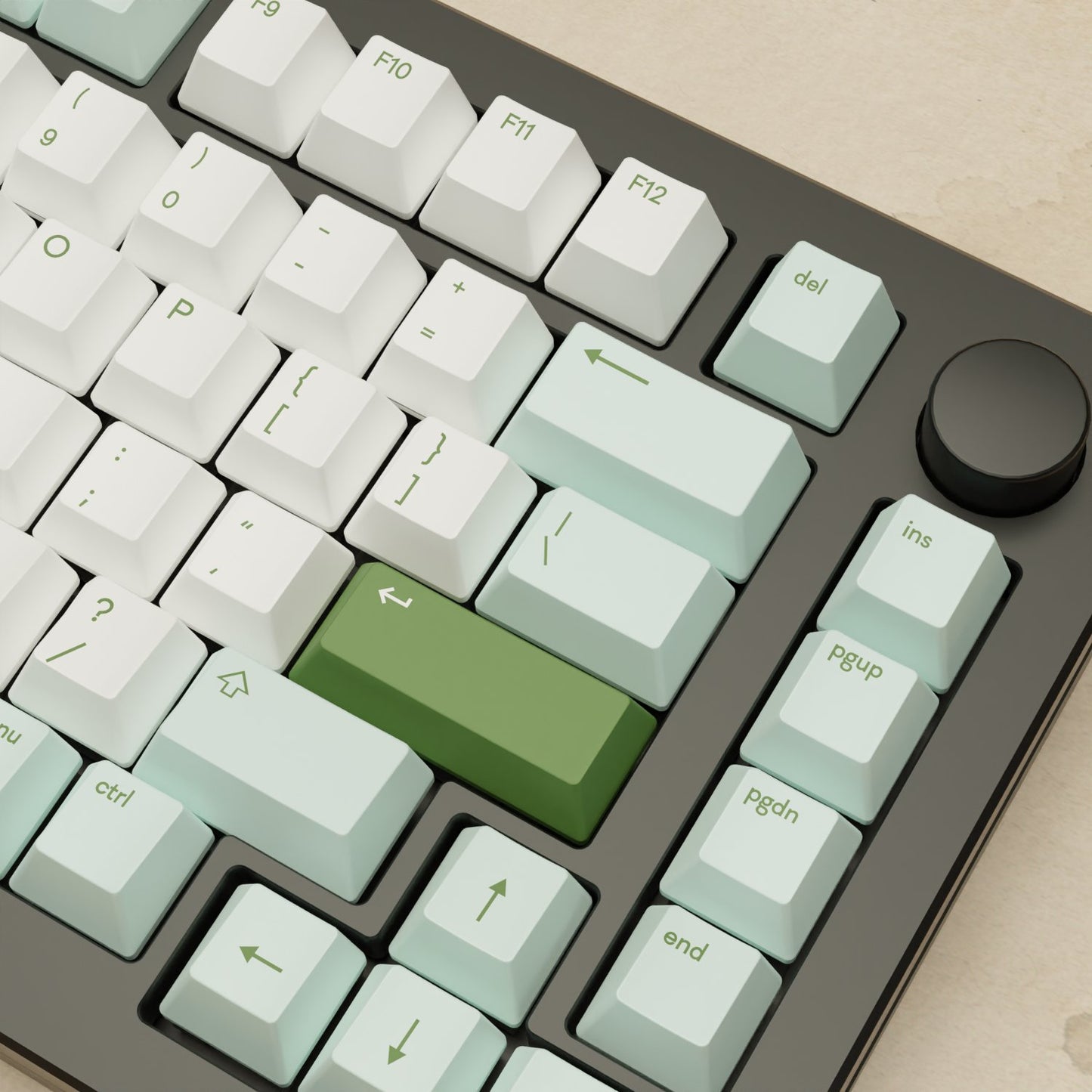Monsgeek M1W - 75% Blender 3D ( Matcha ) Mechanical Keyboard - Goblintechkeys