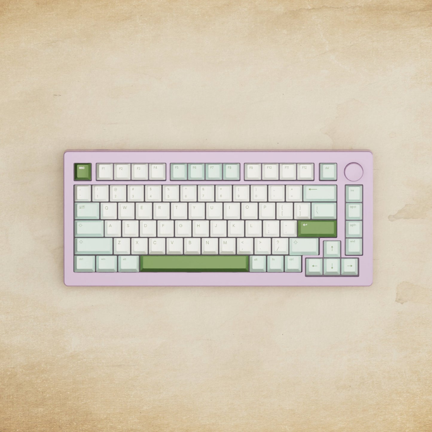 Monsgeek M1W - 75% Blender 3D ( Matcha ) Mechanical Keyboard - Goblintechkeys