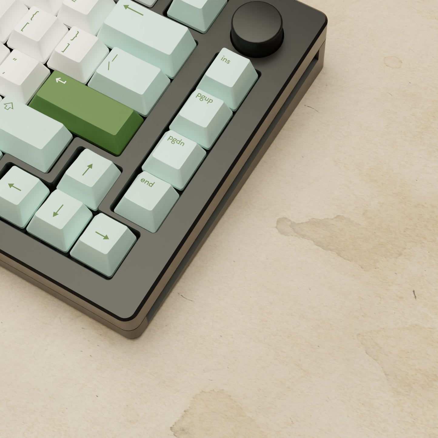 Monsgeek M1W - 75% Blender 3D ( Matcha ) Mechanical Keyboard - Goblintechkeys