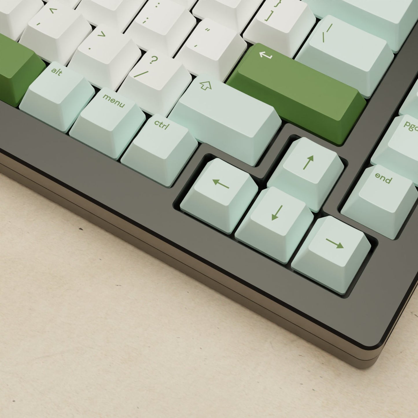 Monsgeek M1W - 75% Blender 3D ( Matcha ) Mechanical Keyboard - Goblintechkeys