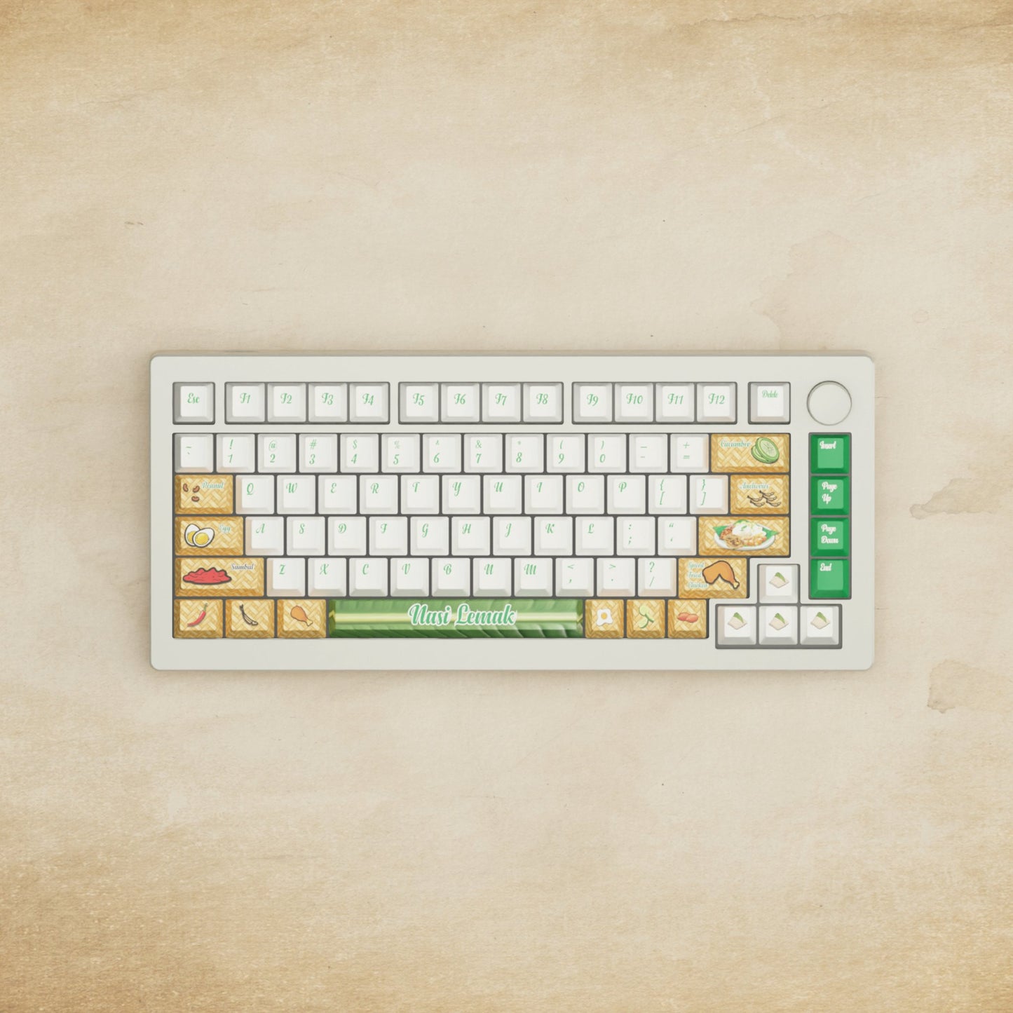 Monsgeek M1W - 75% Blender 3D ( Nasi Lemak ) Mechanical Keyboard - Goblintechkeys