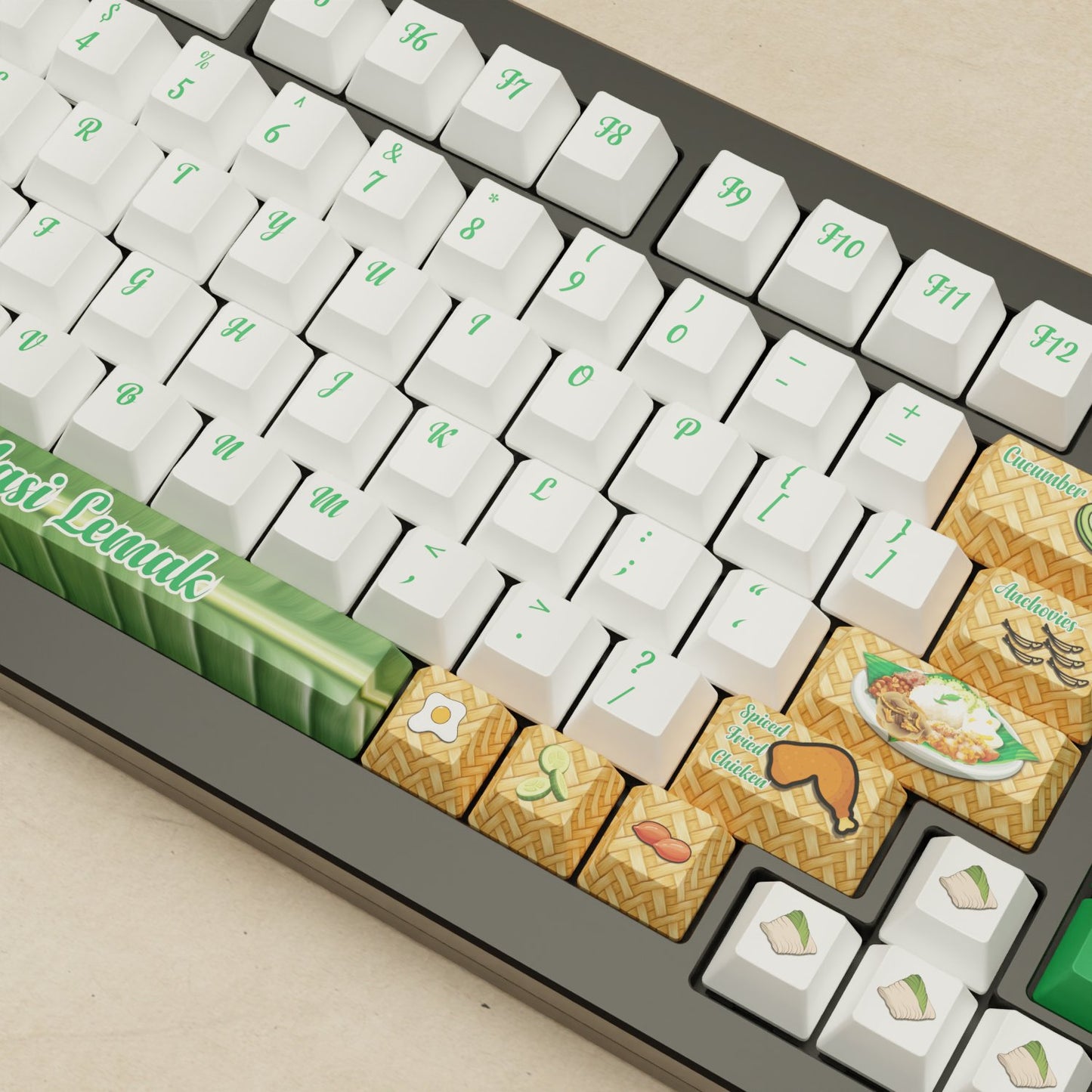 Monsgeek M1W - 75% Blender 3D ( Nasi Lemak ) Mechanical Keyboard - Goblintechkeys