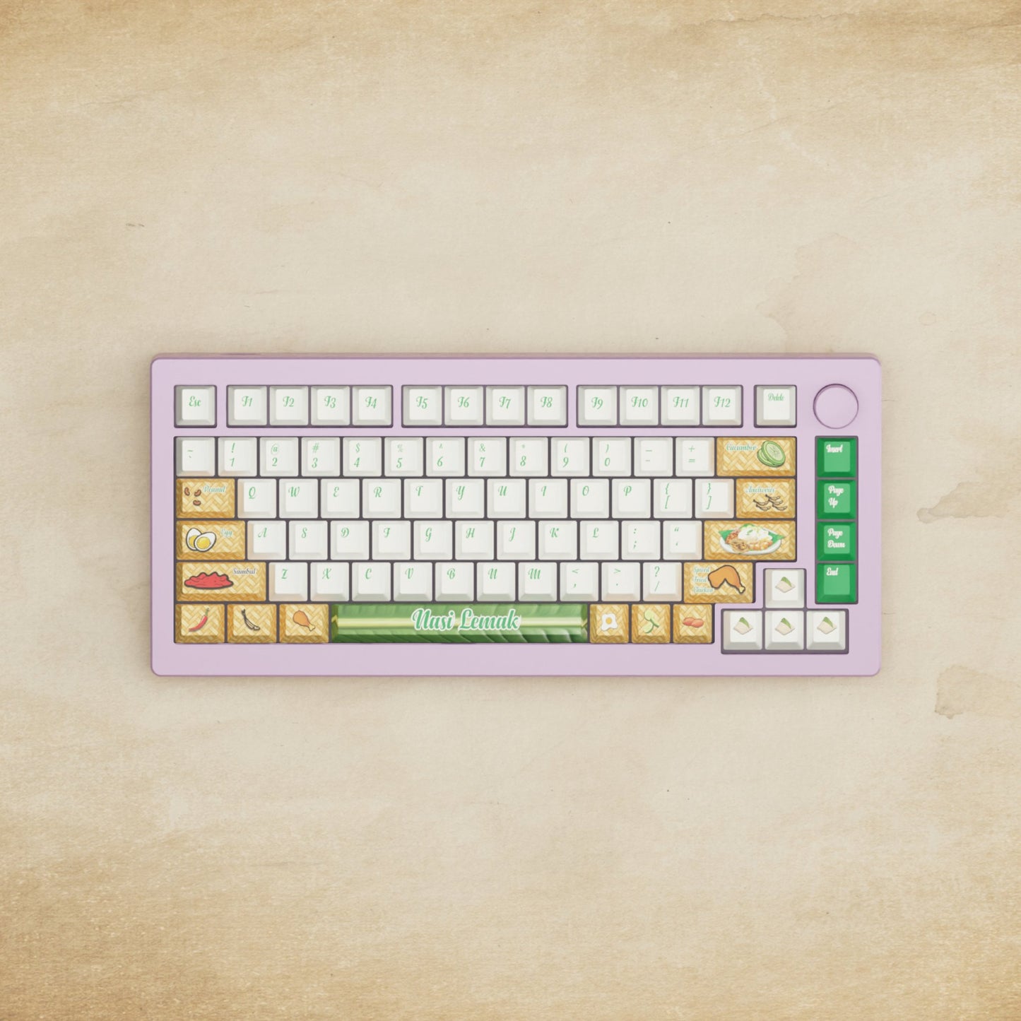 Monsgeek M1W - 75% Blender 3D ( Nasi Lemak ) Mechanical Keyboard - Goblintechkeys