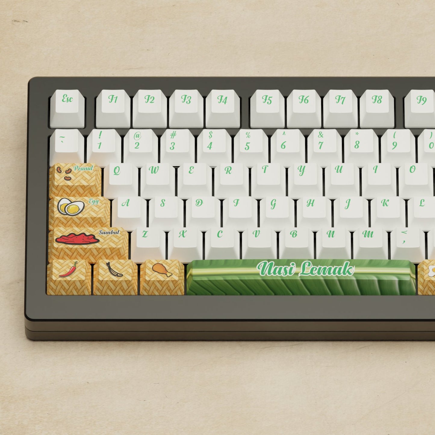 Monsgeek M1W - 75% Blender 3D ( Nasi Lemak ) Mechanical Keyboard - Goblintechkeys