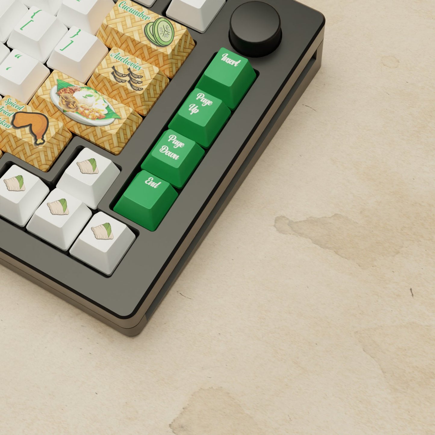 Monsgeek M1W - 75% Blender 3D ( Nasi Lemak ) Mechanical Keyboard - Goblintechkeys