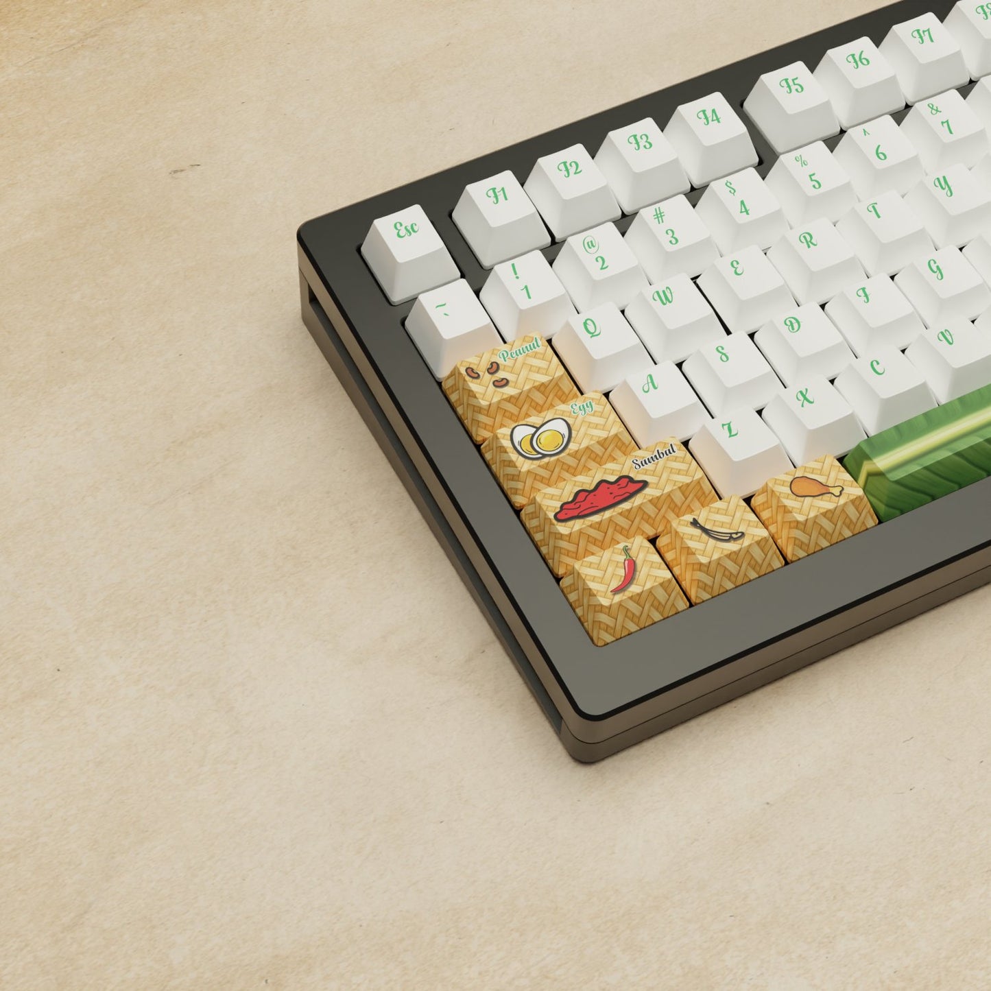 Monsgeek M1W - 75% Blender 3D ( Nasi Lemak ) Mechanical Keyboard - Goblintechkeys