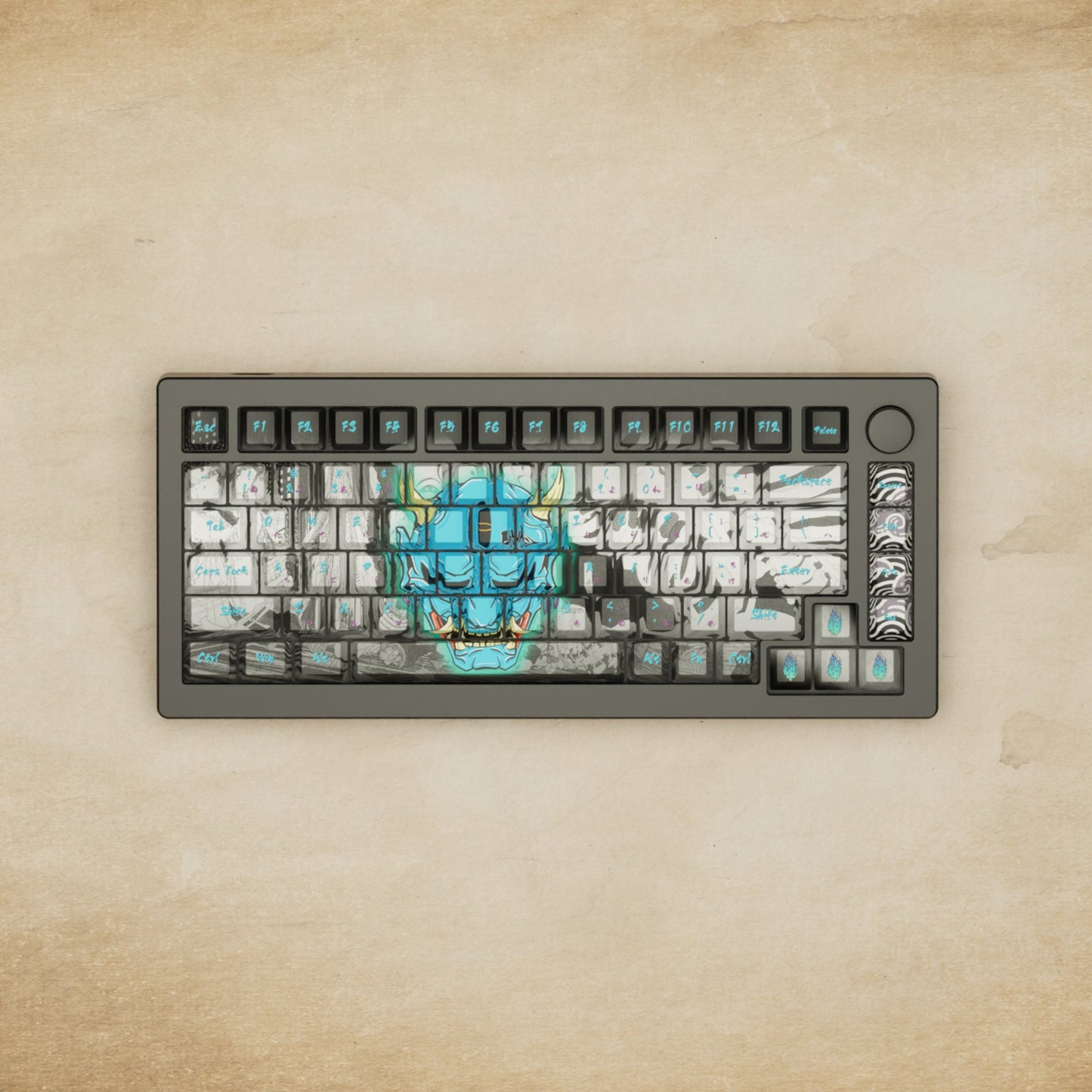 Monsgeek M1W - 75% Blender 3D ( Oni ) Mechanical Keyboard - Goblintechkeys