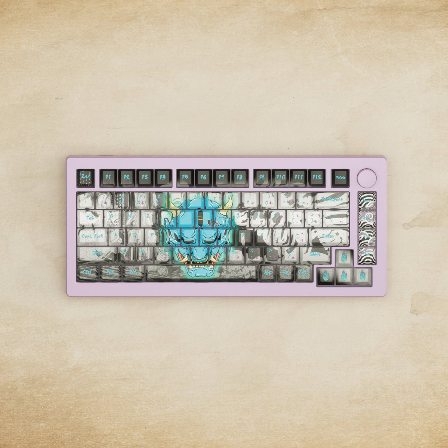 Monsgeek M1W - 75% Blender 3D ( Oni ) Mechanical Keyboard - Goblintechkeys