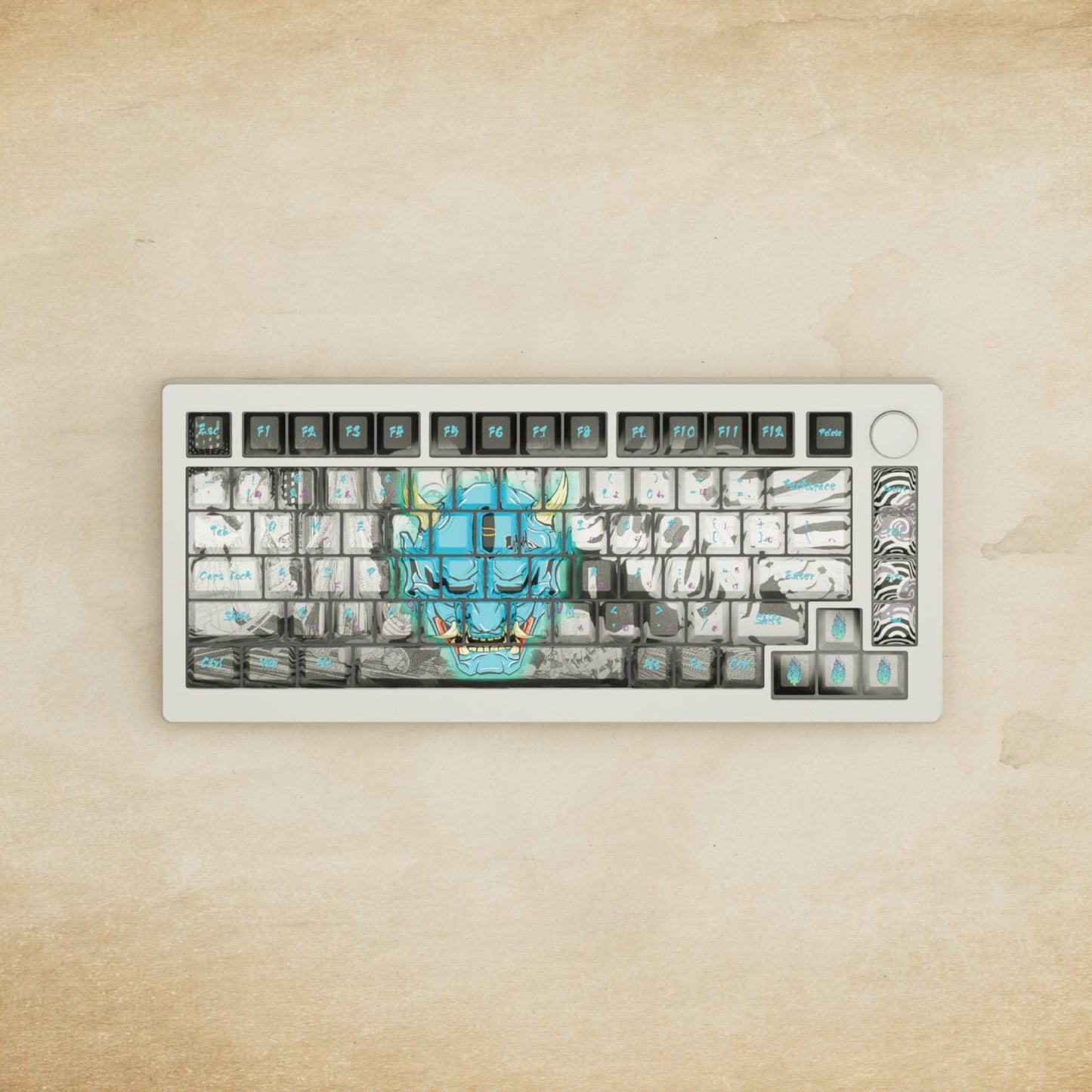 Monsgeek M1W - 75% Blender 3D ( Oni ) Mechanical Keyboard - Goblintechkeys