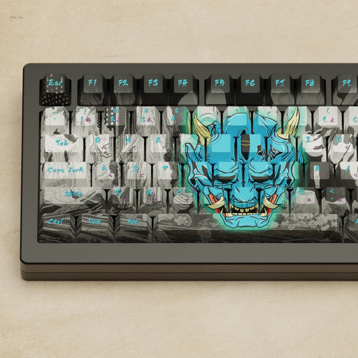 Monsgeek M1W - 75% Blender 3D ( Oni ) Mechanical Keyboard - Goblintechkeys