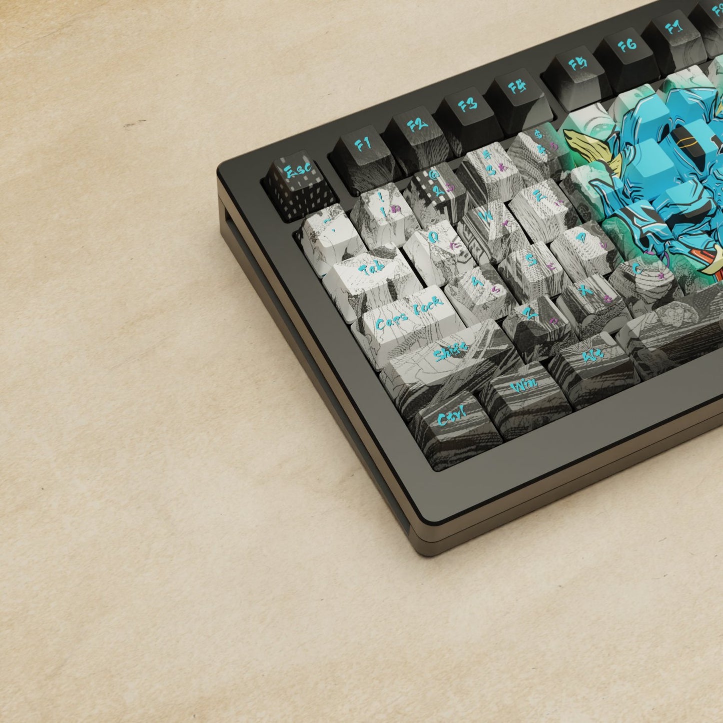 Monsgeek M1W - 75% Blender 3D ( Oni ) Mechanical Keyboard - Goblintechkeys