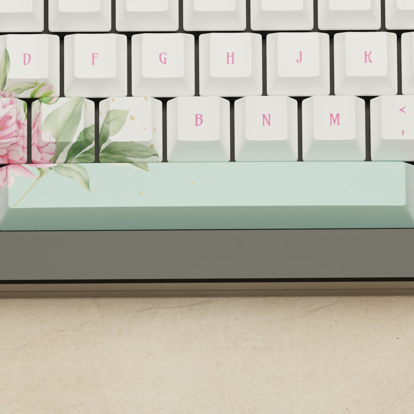 Monsgeek M1W - 75% Blender 3D ( Peony ) Mechanical Keyboard - Goblintechkeys