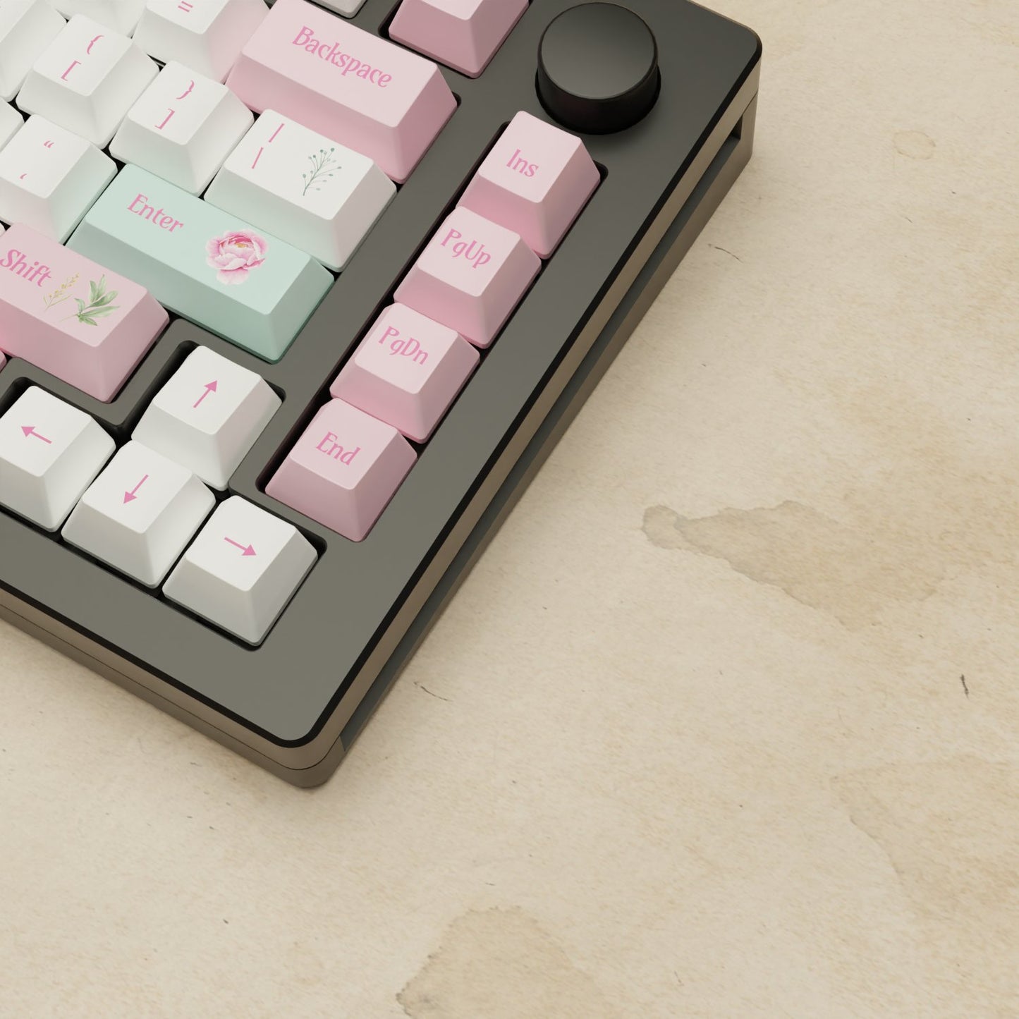 Monsgeek M1W - 75% Blender 3D ( Peony ) Mechanical Keyboard - Goblintechkeys