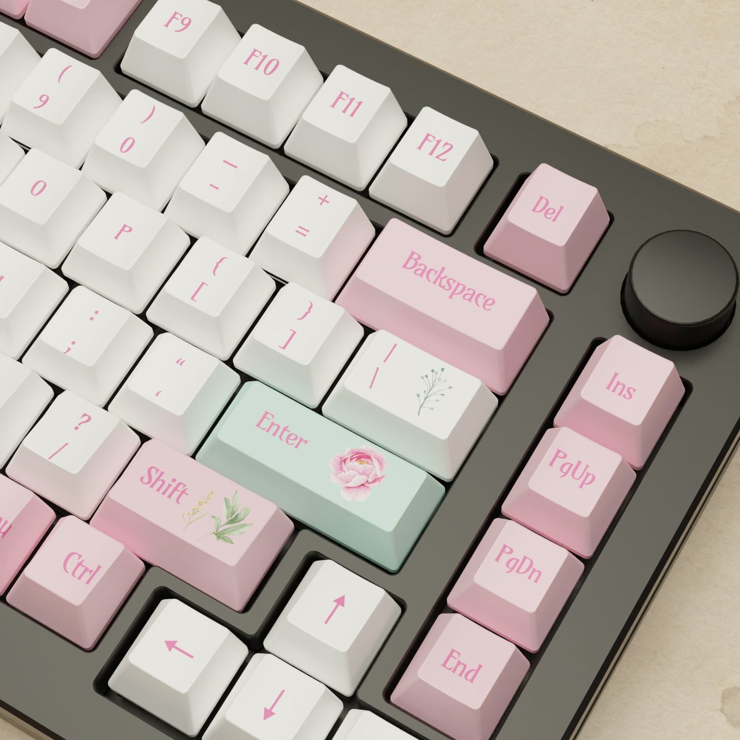 Monsgeek M1W - 75% Blender 3D ( Peony ) Mechanical Keyboard - Goblintechkeys