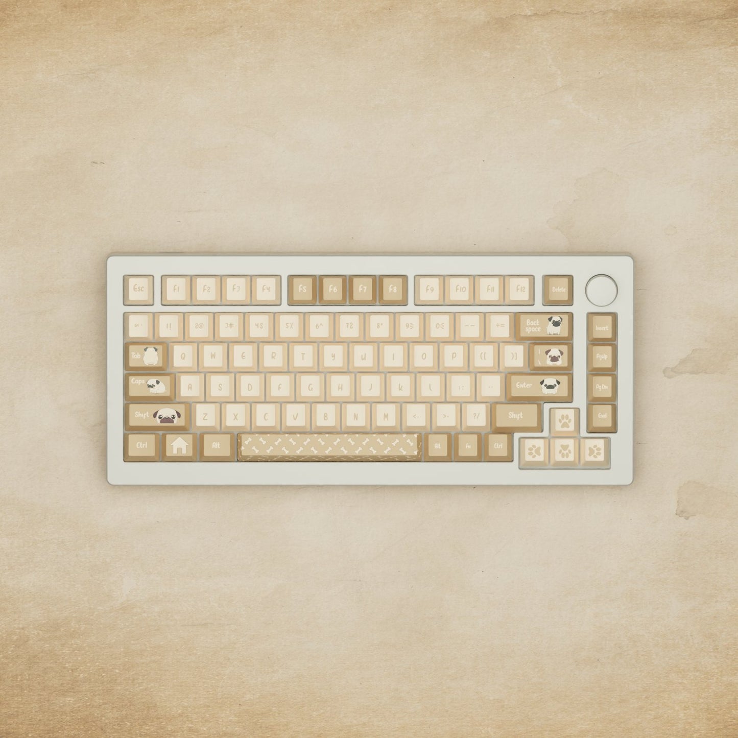 Monsgeek M1W - 75% Blender 3D ( Pug ) Mechanical Keyboard - Goblintechkeys