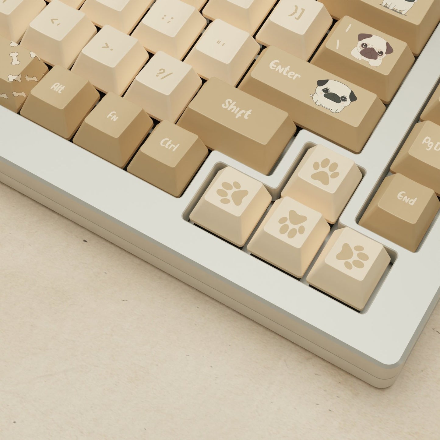 Monsgeek M1W - 75% Blender 3D ( Pug ) Mechanical Keyboard - Goblintechkeys
