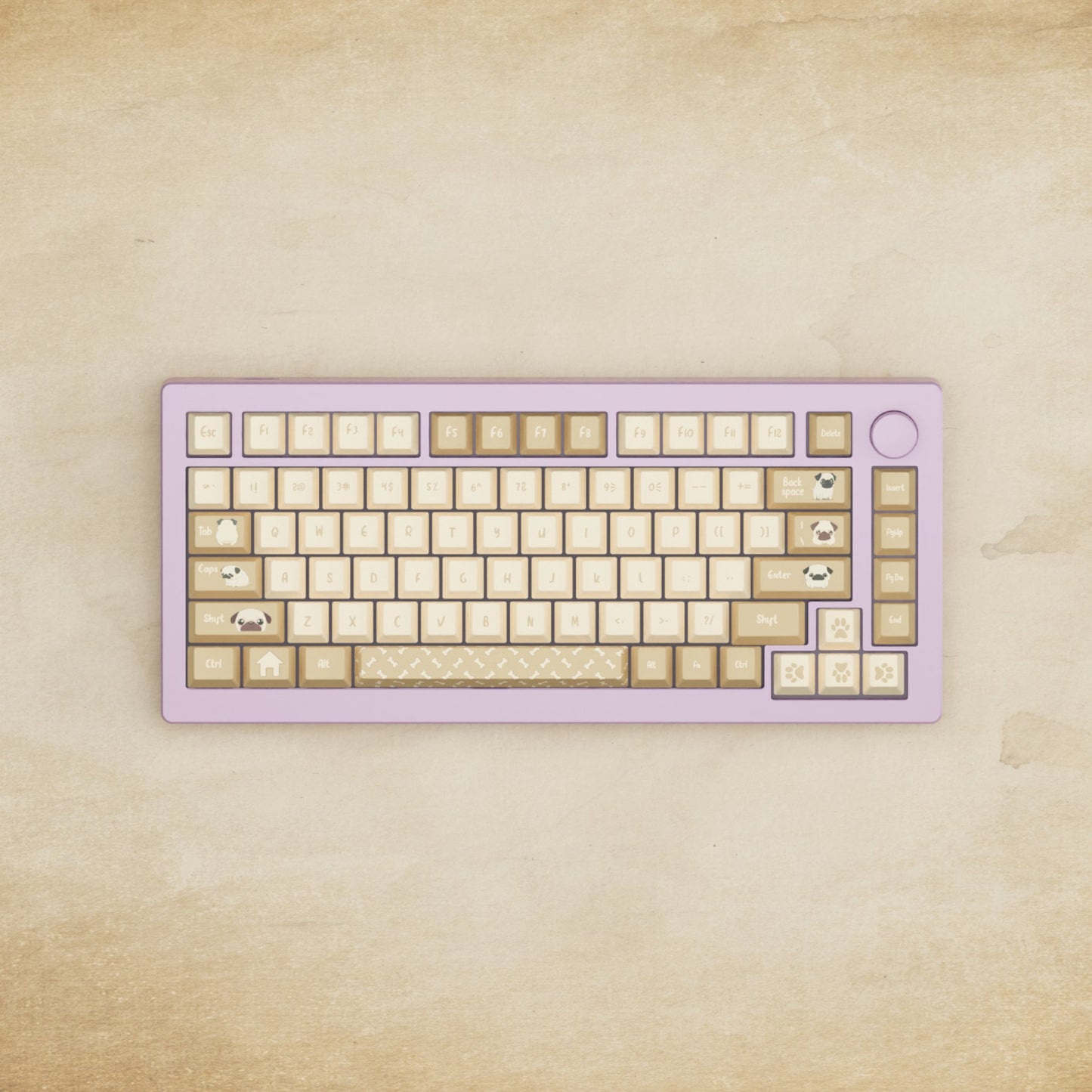 Monsgeek M1W - 75% Blender 3D ( Pug ) Mechanical Keyboard - Goblintechkeys