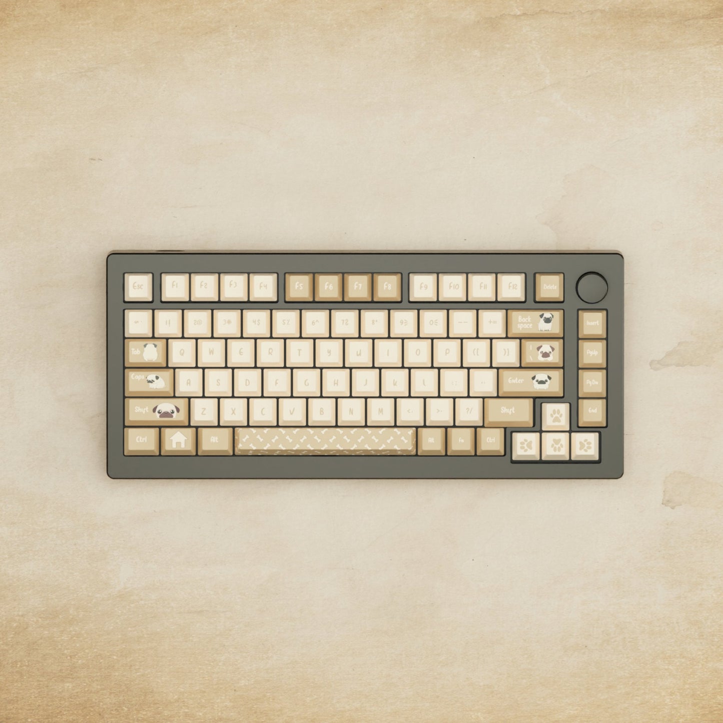 Monsgeek M1W - 75% Blender 3D ( Pug ) Mechanical Keyboard - Goblintechkeys