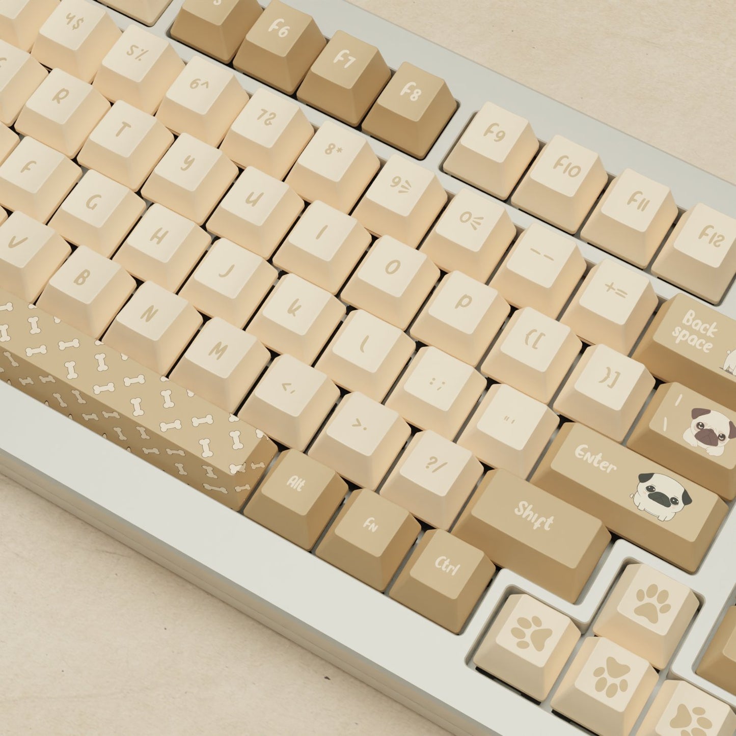 Monsgeek M1W - 75% Blender 3D ( Pug ) Mechanical Keyboard - Goblintechkeys