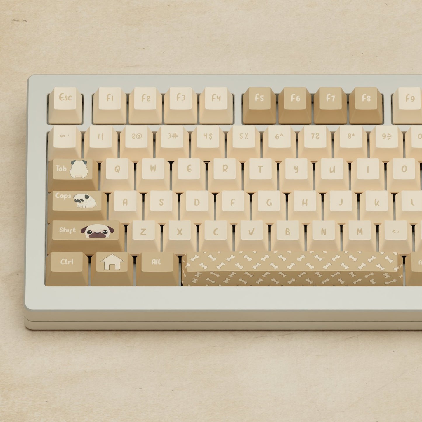 Monsgeek M1W - 75% Blender 3D ( Pug ) Mechanical Keyboard - Goblintechkeys