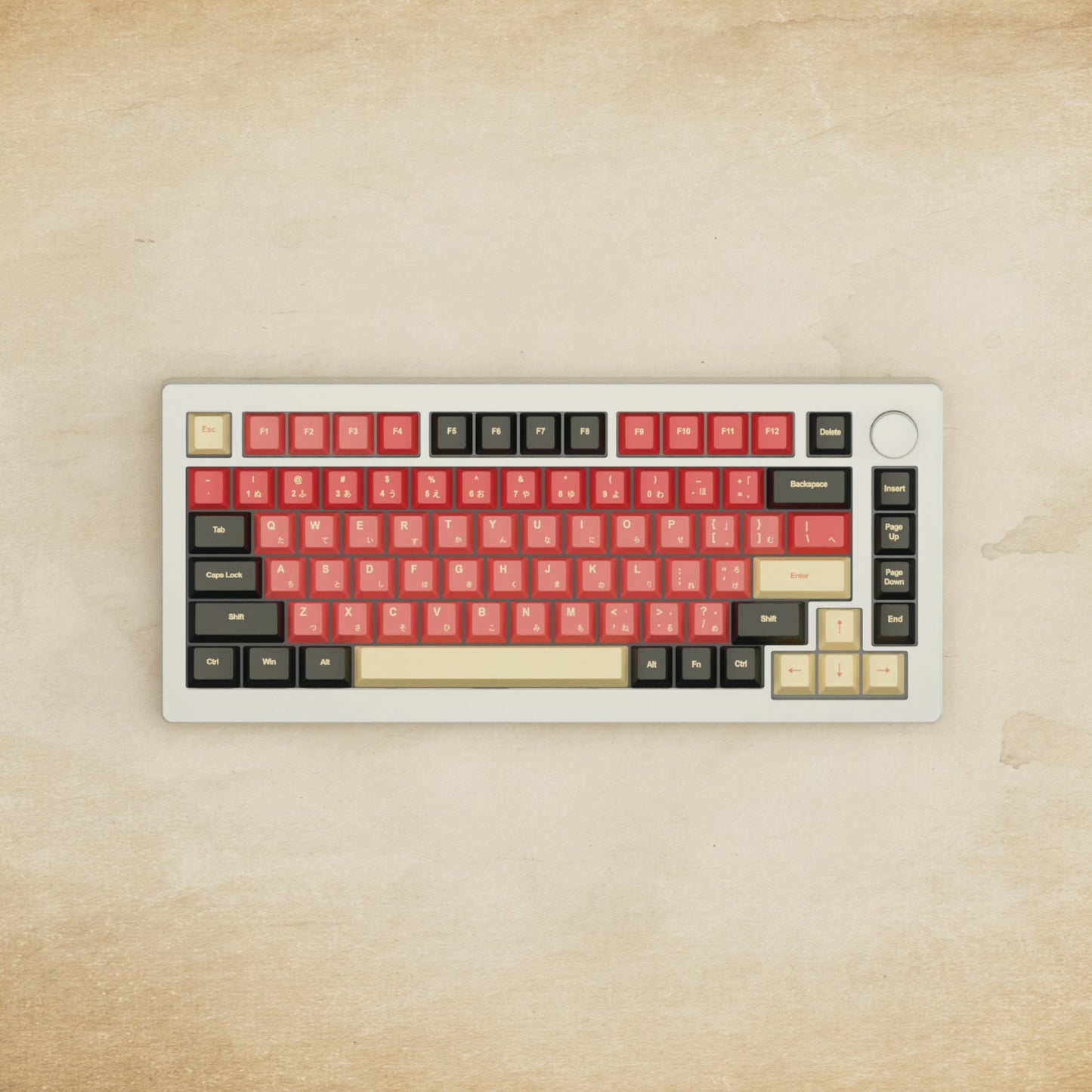 Monsgeek M1W - 75% Blender 3D ( Red Samurai ) Mechanical Keyboard - Goblintechkeys