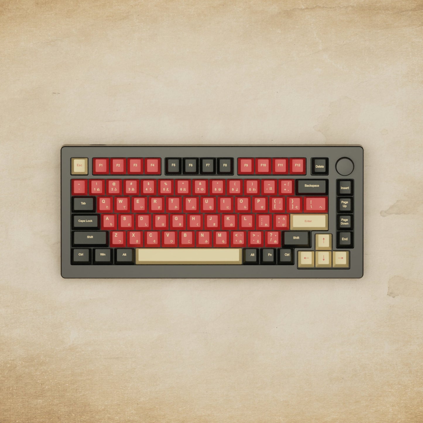 Monsgeek M1W - 75% Blender 3D ( Red Samurai ) Mechanical Keyboard - Goblintechkeys