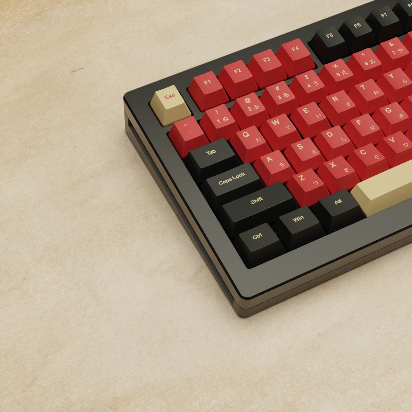 Monsgeek M1W - 75% Blender 3D ( Red Samurai ) Mechanical Keyboard - Goblintechkeys