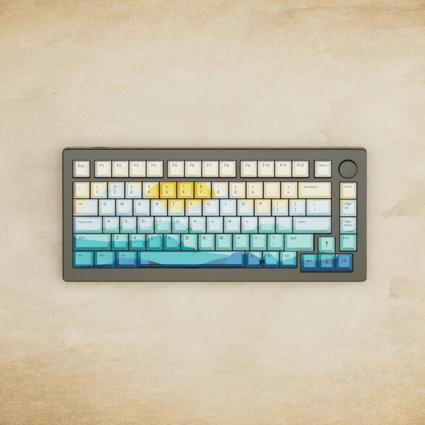 Monsgeek M1W - 75% Blender 3D (Sunset) Mechanical Keyboard - Goblintechkeys