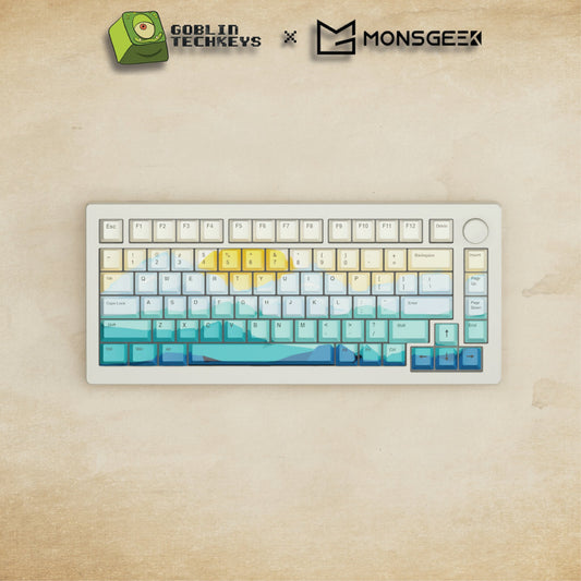 Monsgeek M1W - 75% Blender 3D (Sunset) Mechanical Keyboard - Goblintechkeys