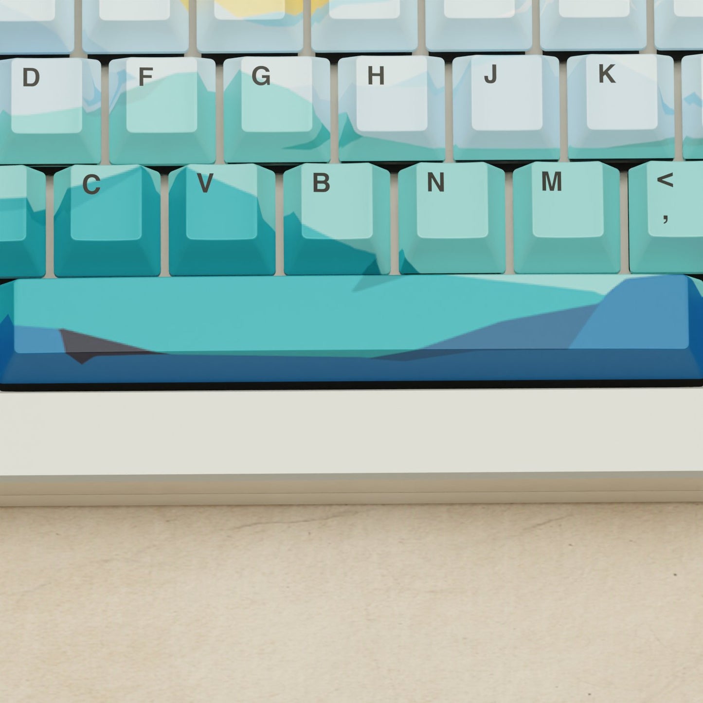 Monsgeek M1W - 75% Blender 3D (Sunset) Mechanical Keyboard - Goblintechkeys