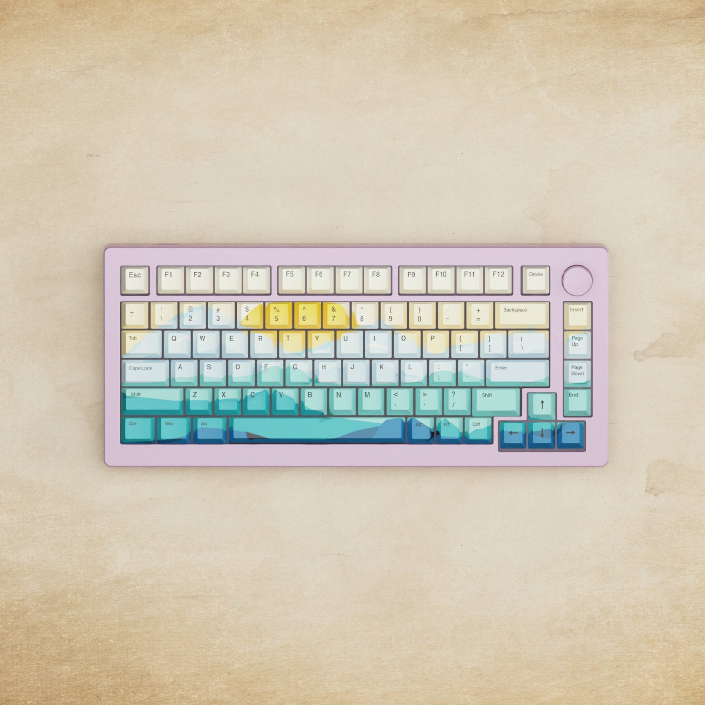 Monsgeek M1W - 75% Blender 3D (Sunset) Mechanical Keyboard - Goblintechkeys