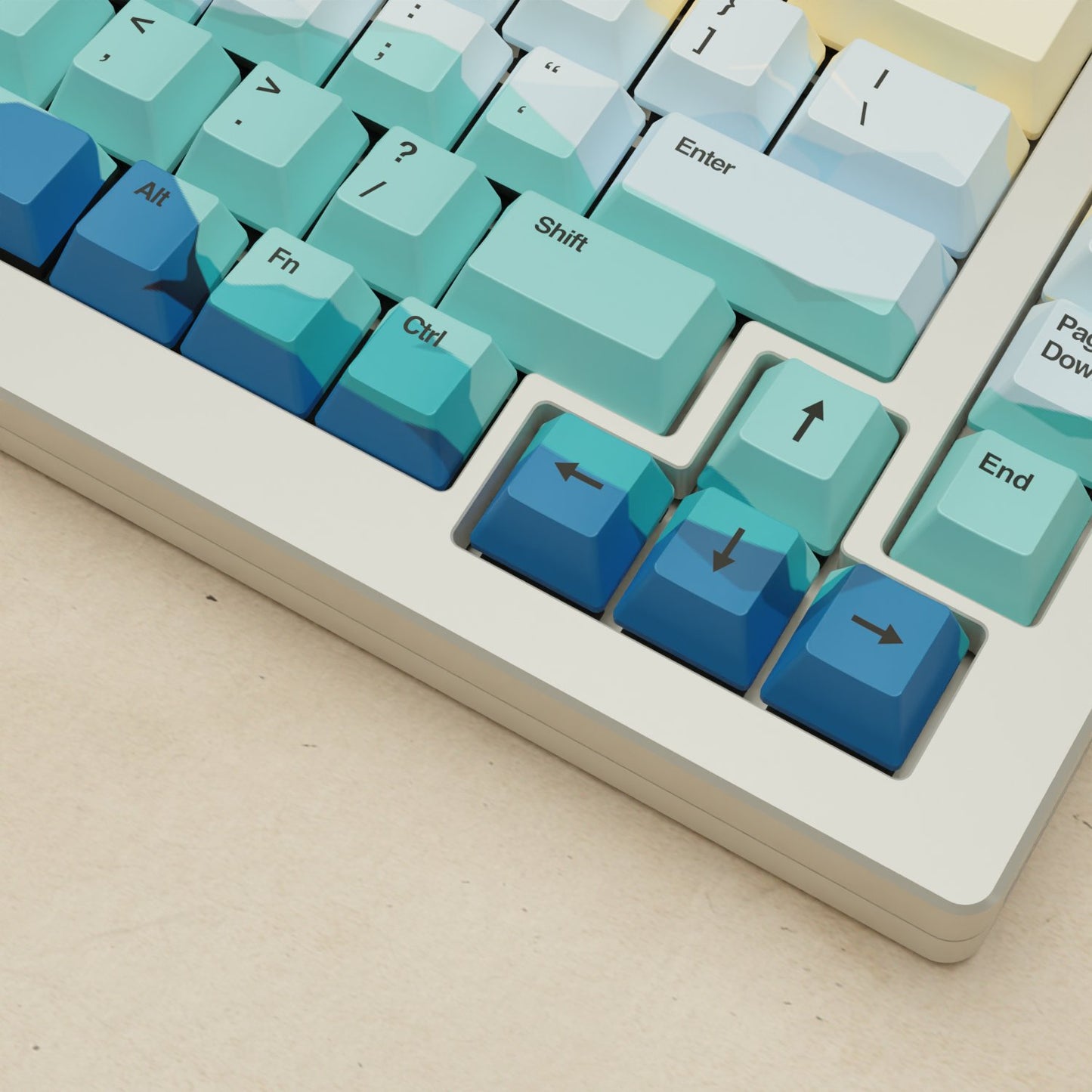 Monsgeek M1W - 75% Blender 3D (Sunset) Mechanical Keyboard - Goblintechkeys