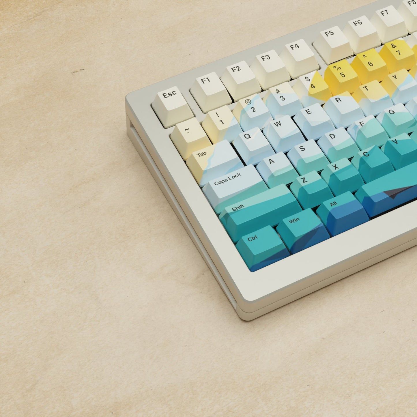 Monsgeek M1W - 75% Blender 3D (Sunset) Mechanical Keyboard - Goblintechkeys