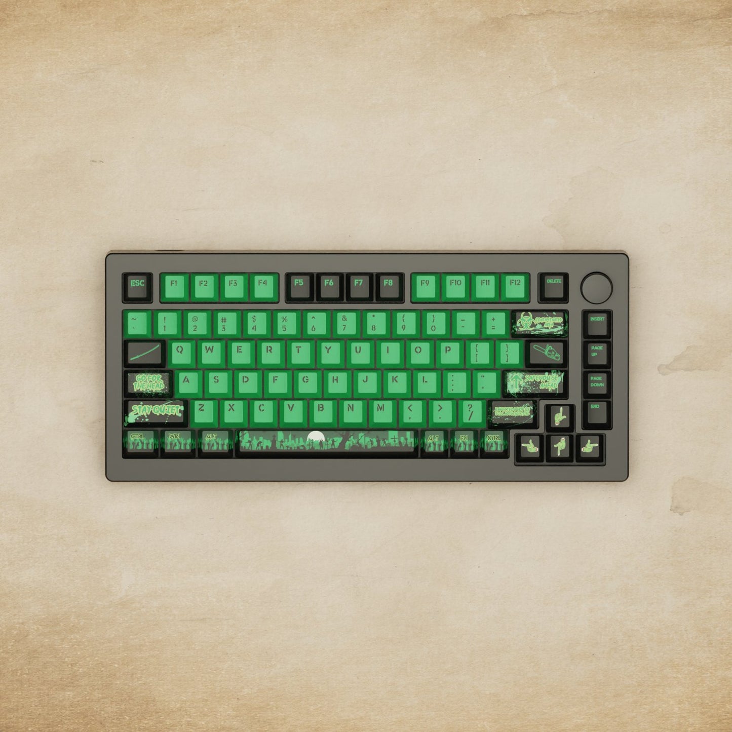 Monsgeek M1W - 75% Blender 3D (Zombie) Mechanical Keyboard - Goblintechkeys
