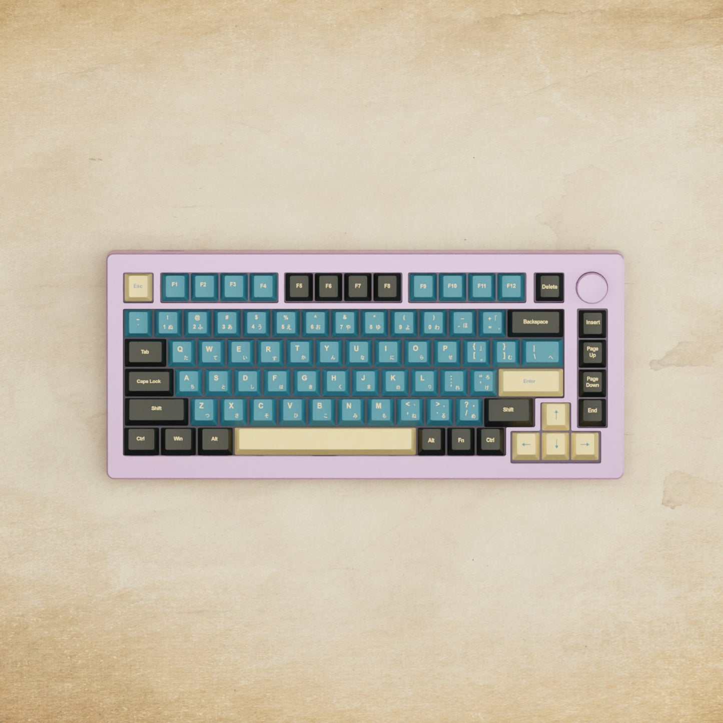 Monsgeek M1W - 75% Blue Samurai Mechanical Keyboard - Goblintechkeys