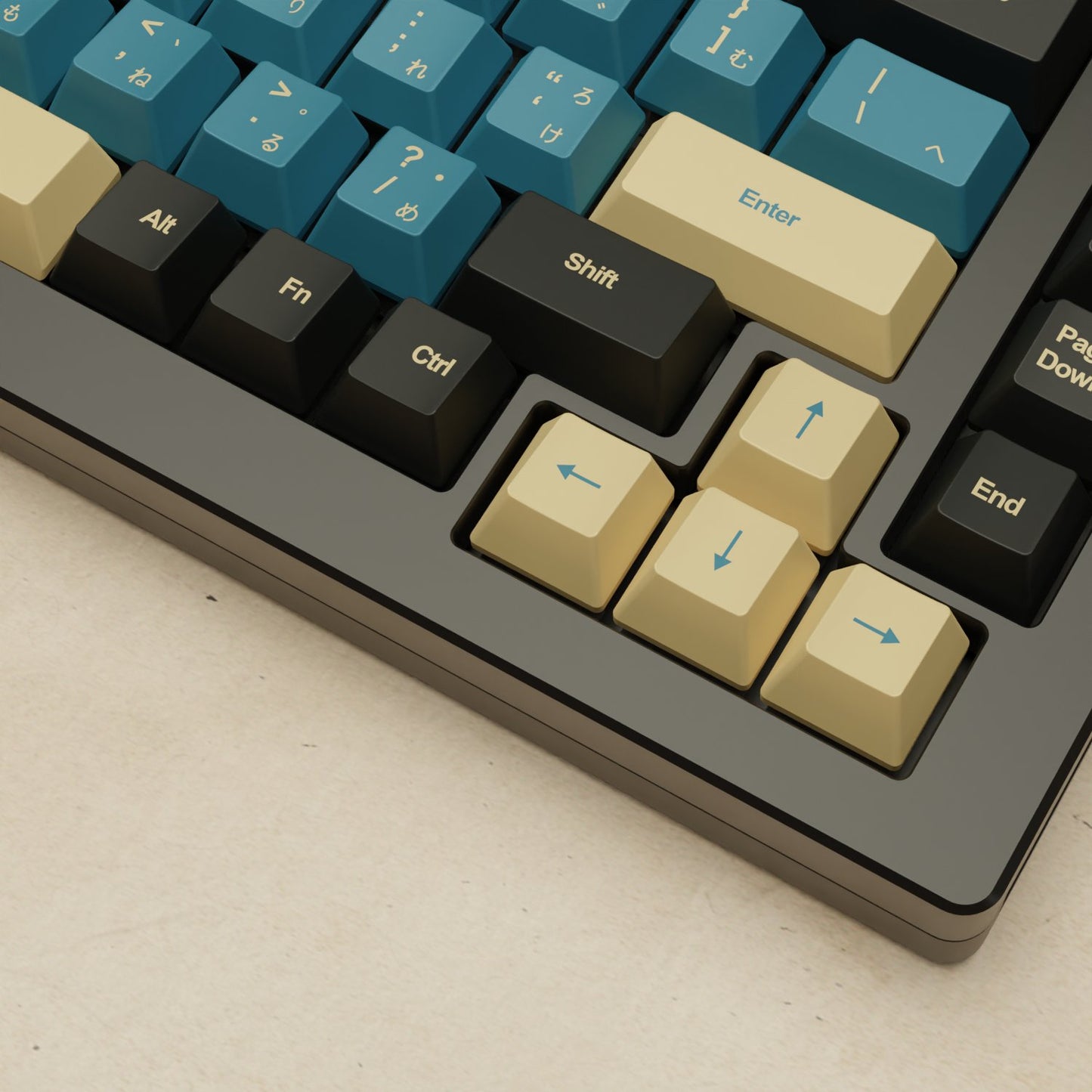 Monsgeek M1W - 75% Blue Samurai Mechanical Keyboard - Goblintechkeys