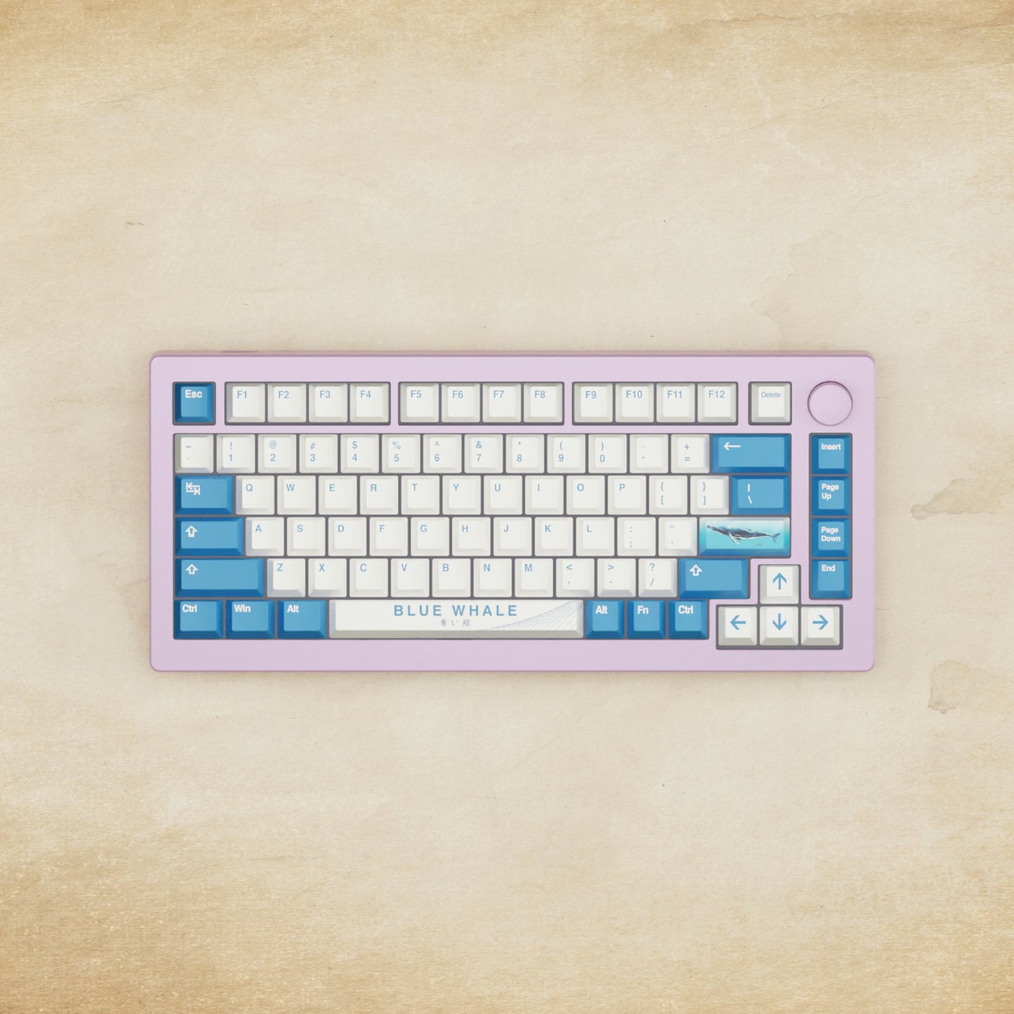 Monsgeek M1W - 75% Blue Whale Mechanical Keyboard - Goblintechkeys