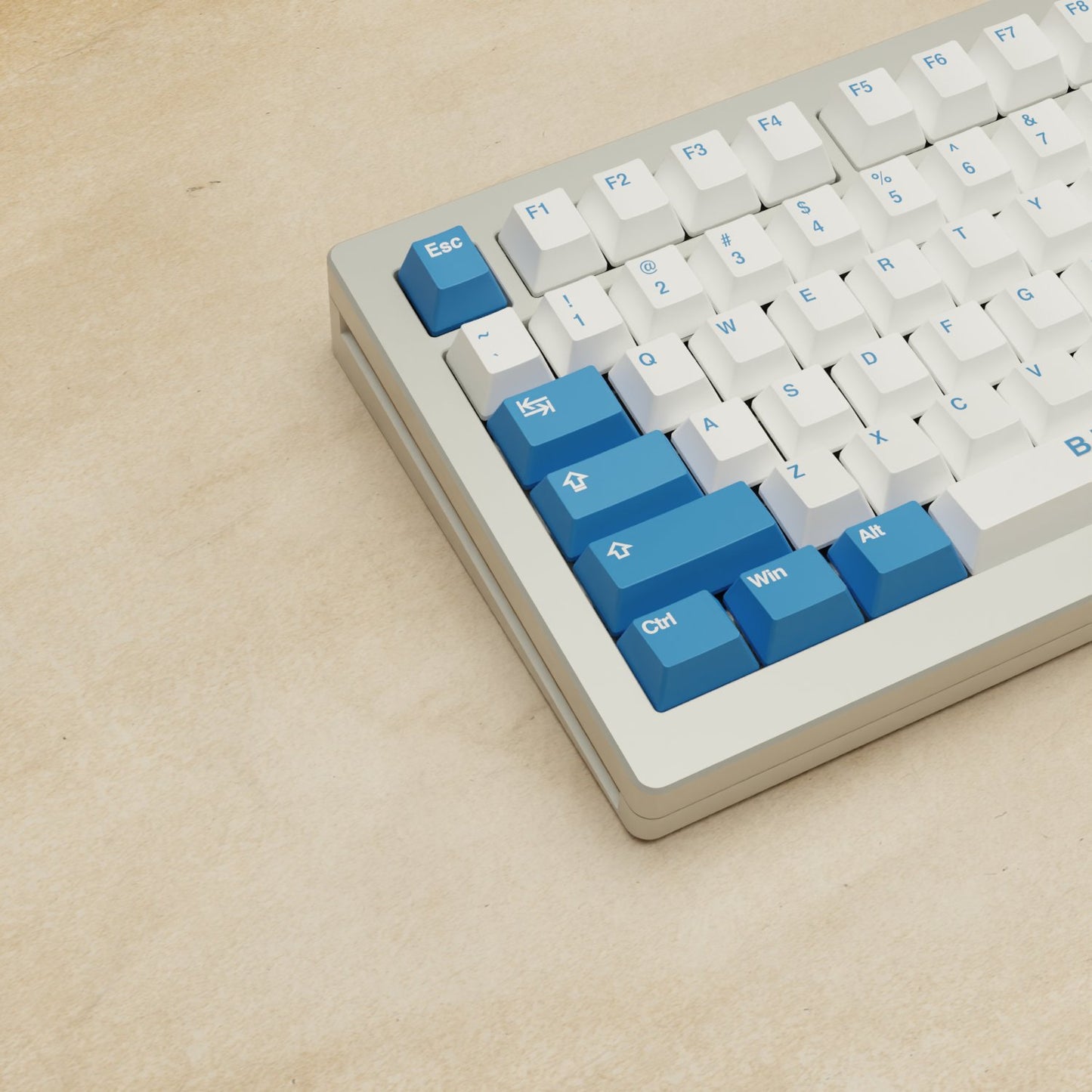 Monsgeek M1W - 75% Blue Whale Mechanical Keyboard - Goblintechkeys