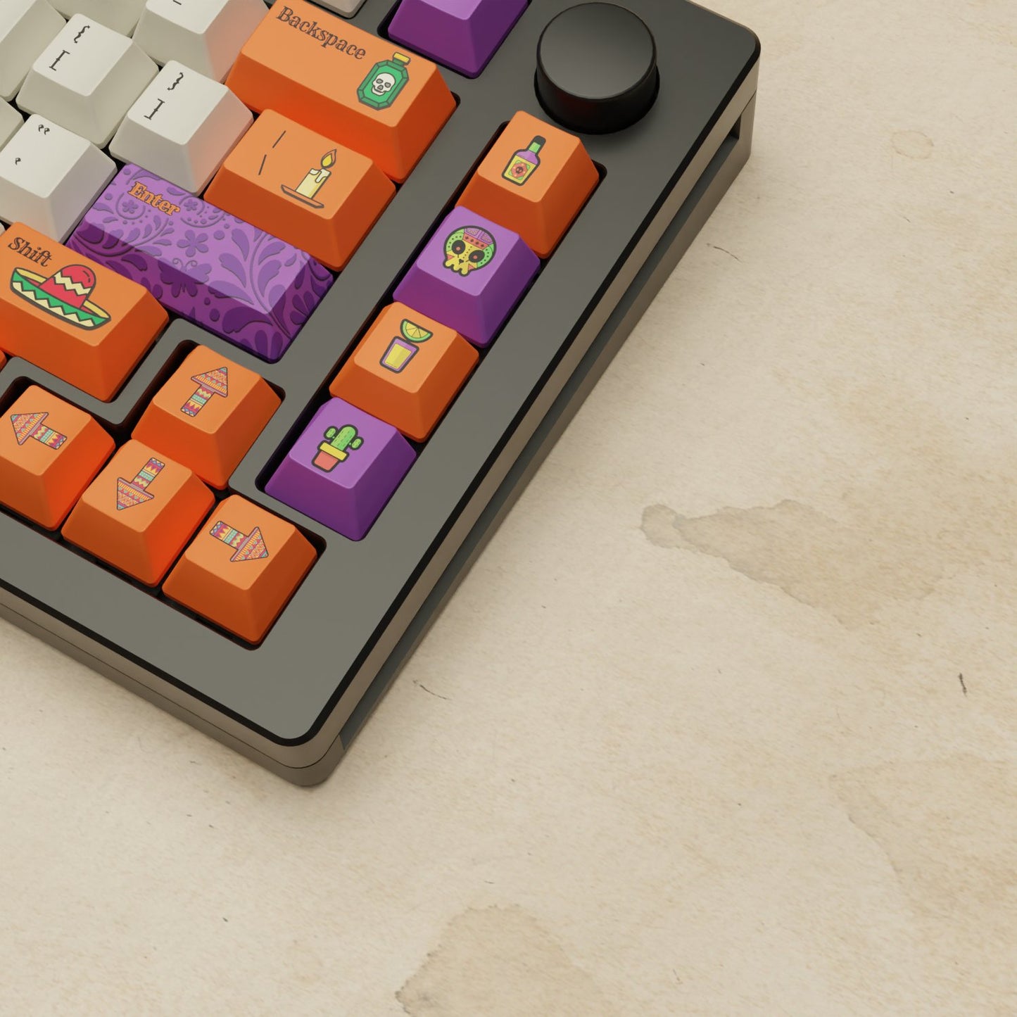 Monsgeek M1W - 75% Dia De Muertos Mechanical Keyboard - Goblintechkeys