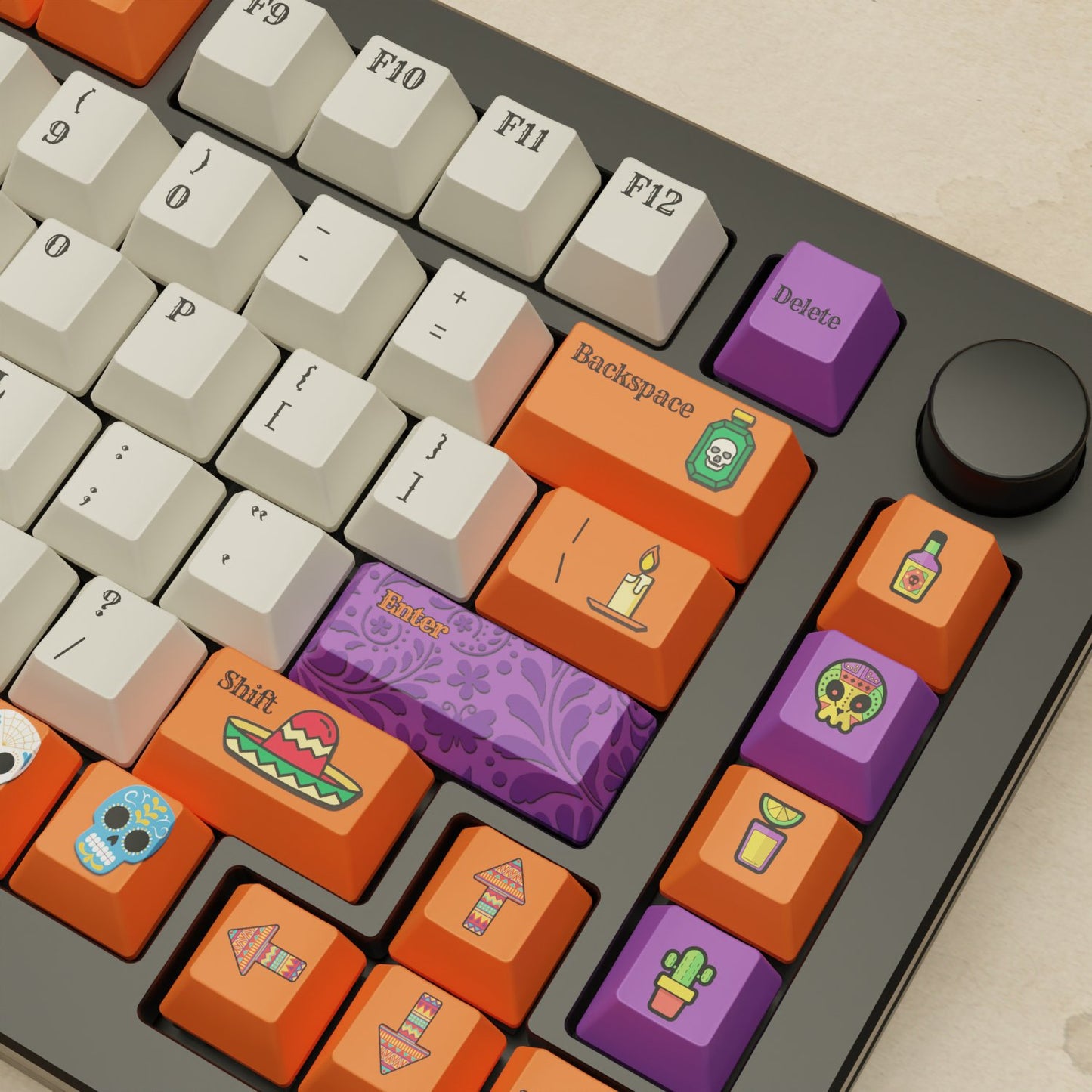 Monsgeek M1W - 75% Dia De Muertos Mechanical Keyboard - Goblintechkeys